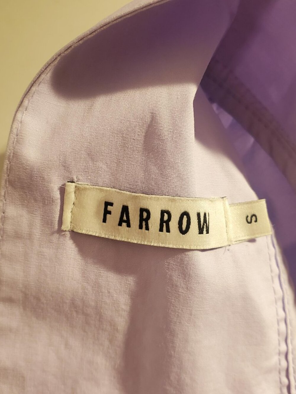 Farrow Beulah Cotton Open Back Tiered Dress in Lavender - Sz S- shipping incl. - Picture 3 of 16